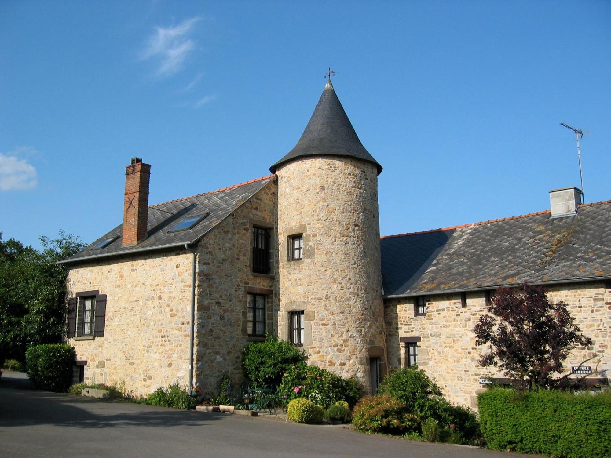 Chambres D'Hotes De La Ferme Auberge De Mesauboin Billé Exteriör bild